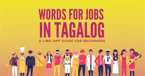 current job in tagalog|5+ Popular Occupations In Tagalog Language You .